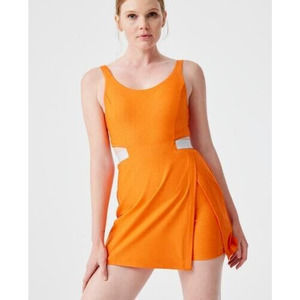 Outdoor Voices Exercise Court Dress Athletic Clementine Orange Size L NWT